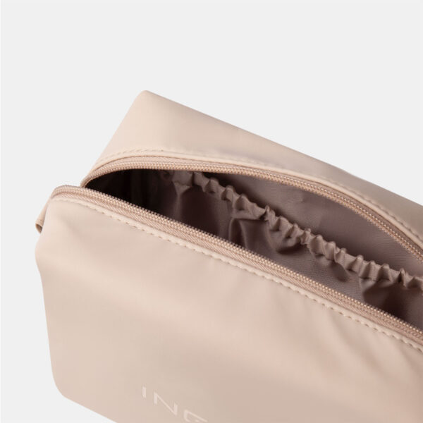 Cosmetic Bag Soft Touch Beige - Image 3